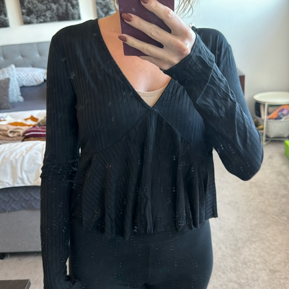 NWT peplum top